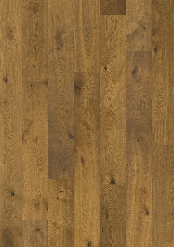 Parquet semi-massif Pergo Lofoten Chêne Brun Camel 13 mm - vue de dessus de la lame