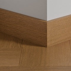 Pergo Plinthe et finition murale — Plinthe parquet assortie Chêne Ambre Fumé 2400 × 14 × 77 mm