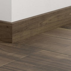 Pergo Plinthe et finition murale — Plinthe droite assortie Rustique Fumé 2400 × 12 × 58 mm