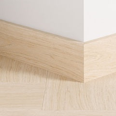 Pergo Plinthe et finition murale — Plinthe parquet assortie Chêne Ivoire 2400 × 14 × 77 mm