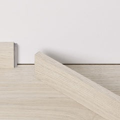 Pergo Plinthe et finition murale — Plinthe vinyle assortie Chêne Héritage Blanc 1251 × 12 × 50 mm