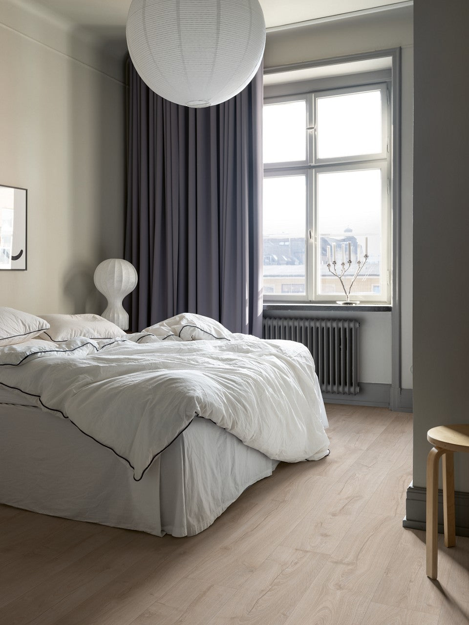 Sol stratifié Pergo Visby Pro Chêne de Nouvelle-Angleterre 8 mm - en situation dans un intérieur (3)