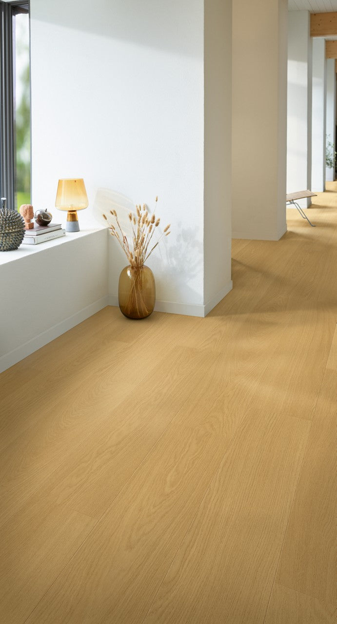 Sol stratifié Pergo Lillehammer Chêne Eclat de châtaigne 9 mm - en situation dans un intérieur (2)