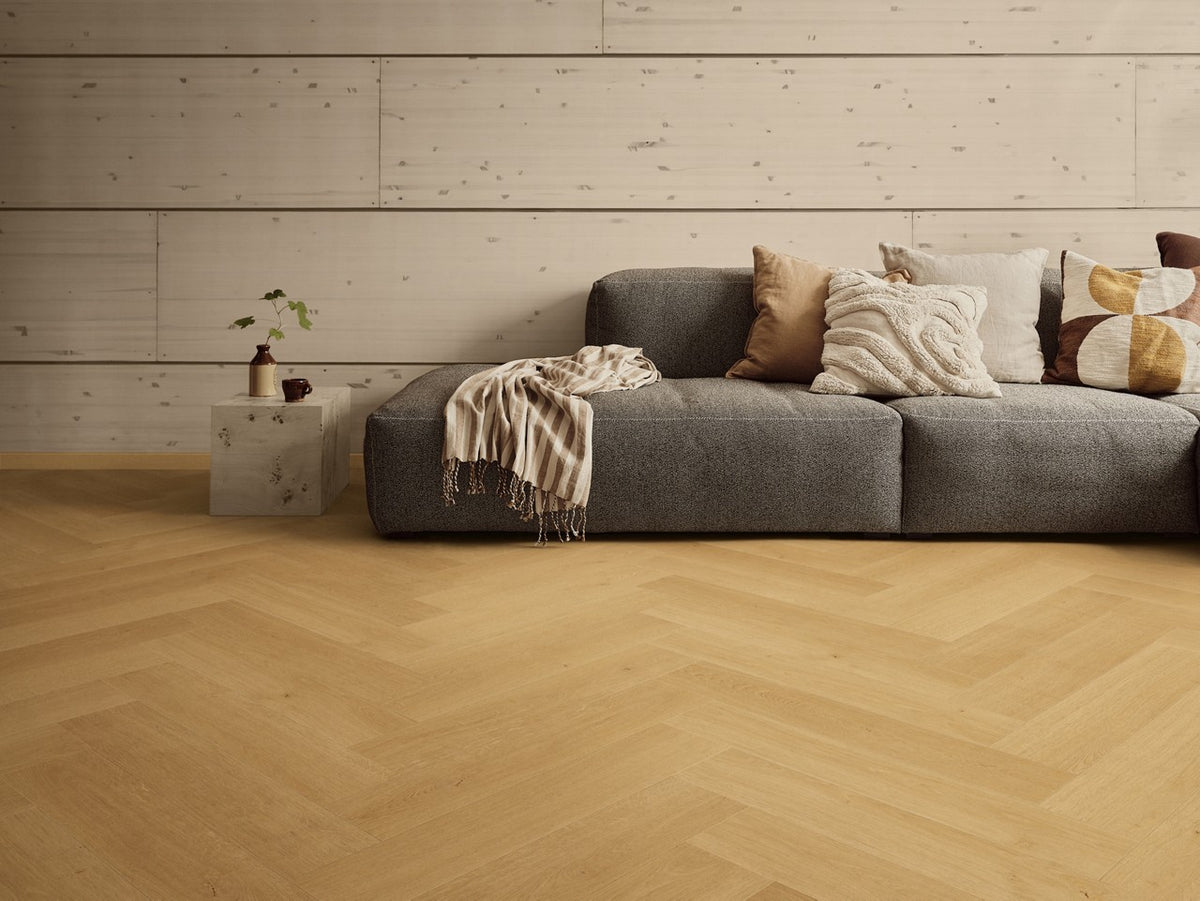 Sol stratifié Pergo Kungshamn Chêne Héritage 8 mm - en situation dans un intérieur