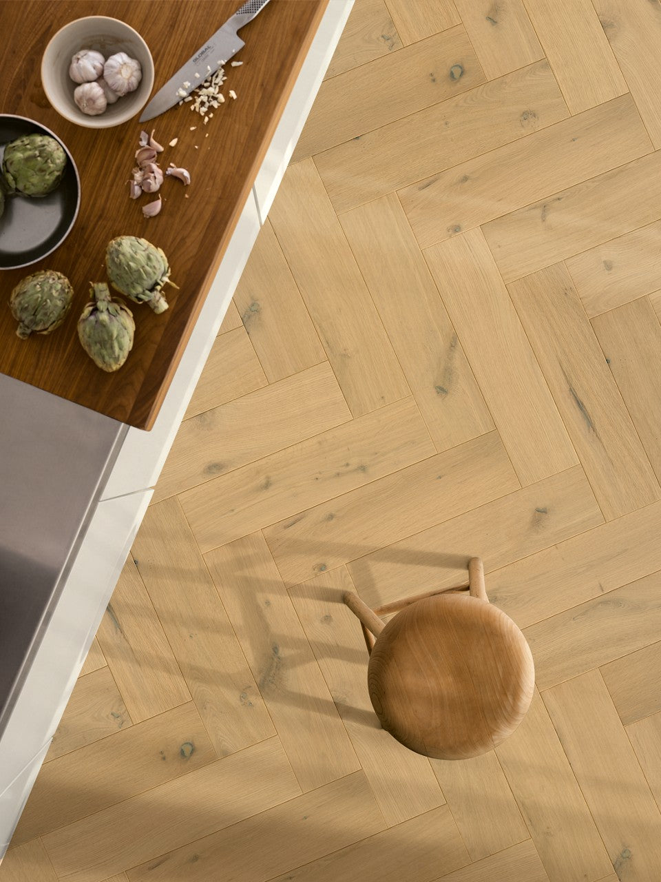 Parquet semi-massif Pergo Saltholm Chêne Vanille 13,5 mm - en situation dans un intérieur