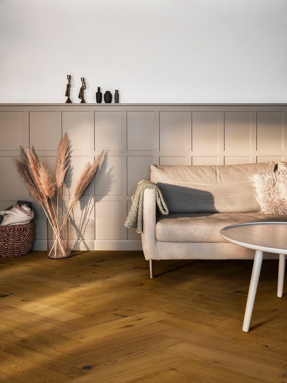 Parquet semi-massif Pergo Saltholm Chêne Foncé 13,5 mm - en situation dans un intérieur (2)