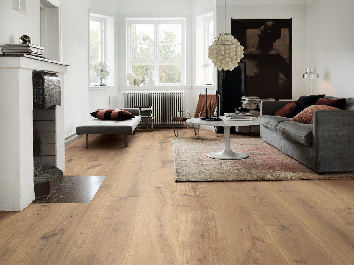 Parquet semi-massif Pergo Langeland Chêne Résidentiel 13,5 mm - en situation dans un intérieur
