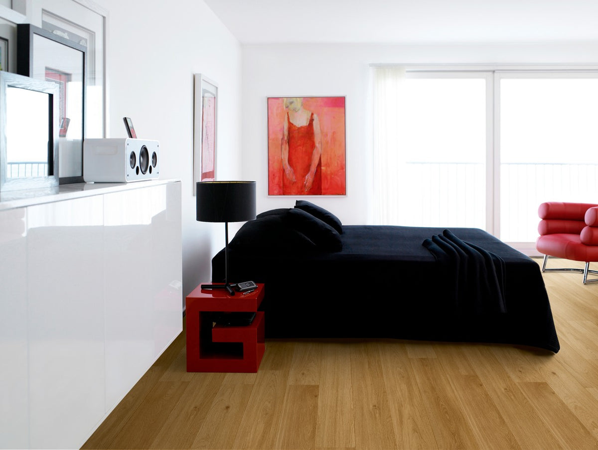 Sol stratifié Pergo Bergen Pro Chêne De Vienne 8 mm - en situation dans un intérieur