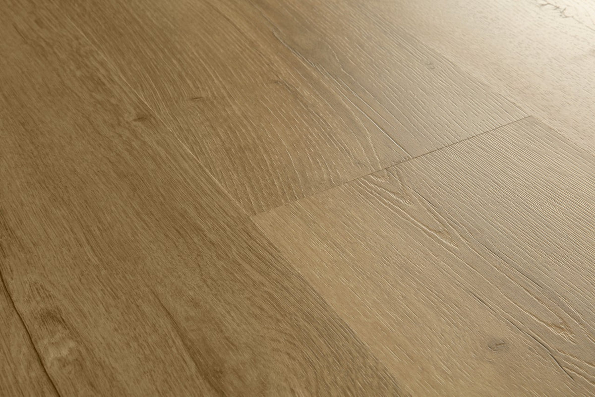 Sol stratifié Pergo Perstorp Chêne miel naturel 8 mm - détail du relief de surface