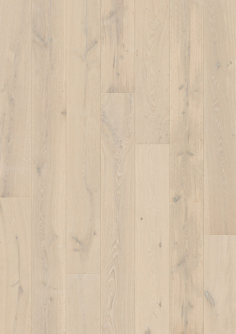 Parquet semi-massif Pergo Svalbard Chêne Glacé Blanchi 13 mm - vue de dessus de la lame