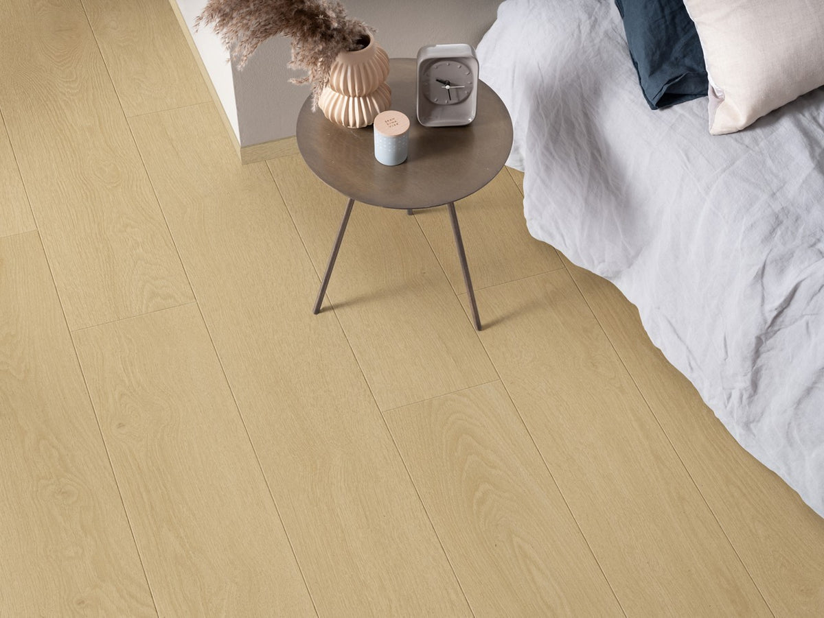 Sol stratifié Pergo Visby Pro Chêne Dérive de sable 8 mm - en situation dans un intérieur