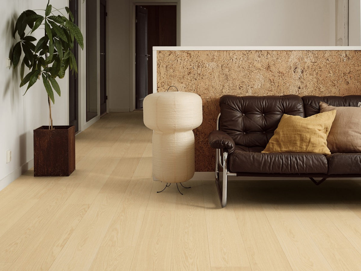 Sol stratifié Pergo Visby Chêne bain de soleil 8 mm - en situation dans un intérieur