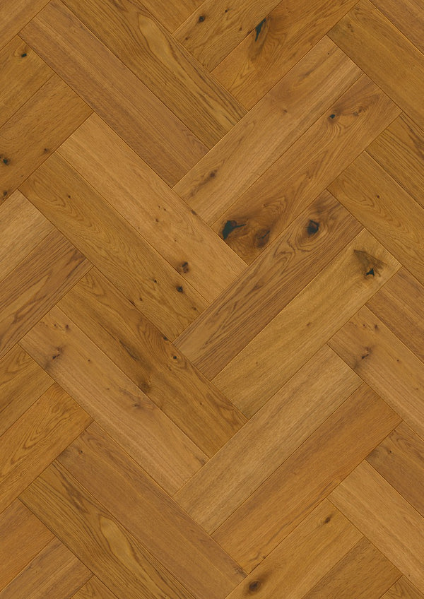 Parquet semi-massif Pergo Saltholm Chêne Foncé 13,5 mm - vue de dessus de la lame