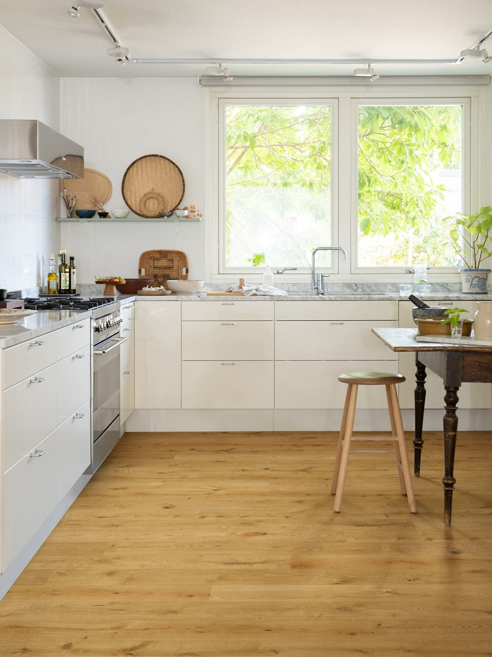 Parquet semi-massif Pergo Falster Chêne Naturel 13 mm - en situation dans un intérieur