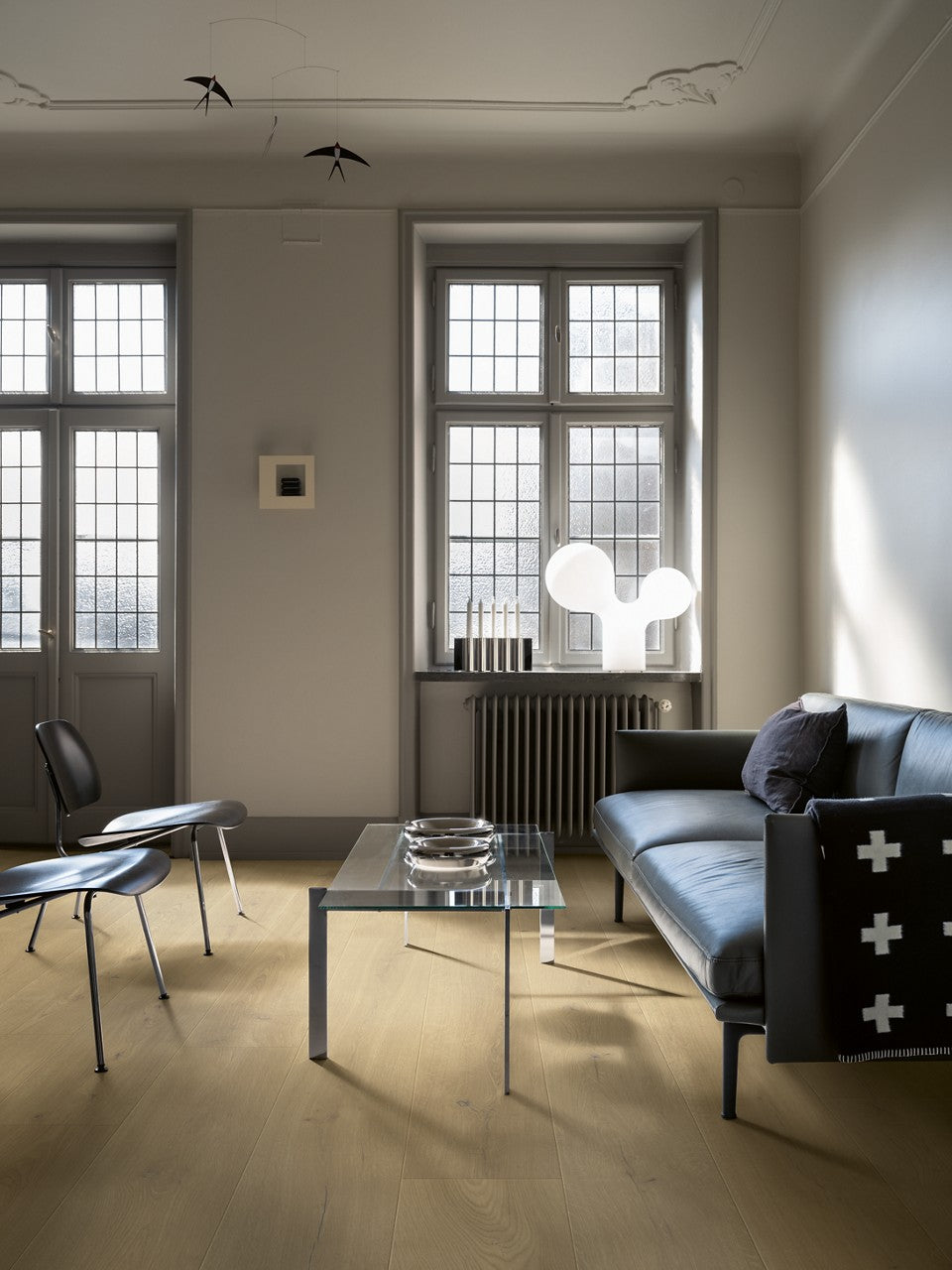 Sol stratifié Pergo Odense Chêne Nuageux 9,5 mm - en situation dans un intérieur (2)