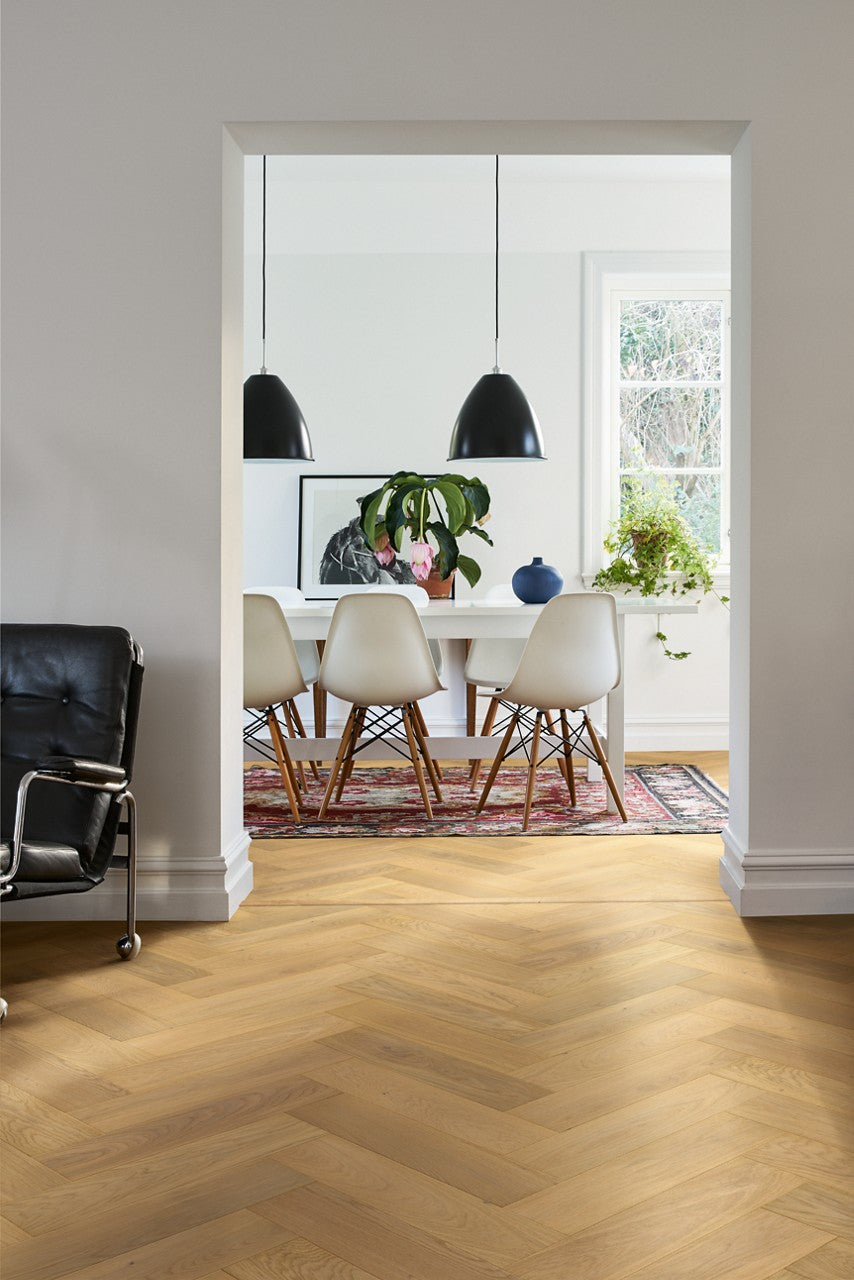 Parquet semi-massif Pergo Saltholm Chêne Naturel 13,5 mm - en situation dans un intérieur