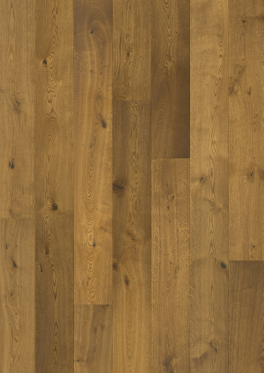 Parquet semi-massif Pergo Svalbard Chêne Brun Camel 13 mm - vue de dessus de la lame