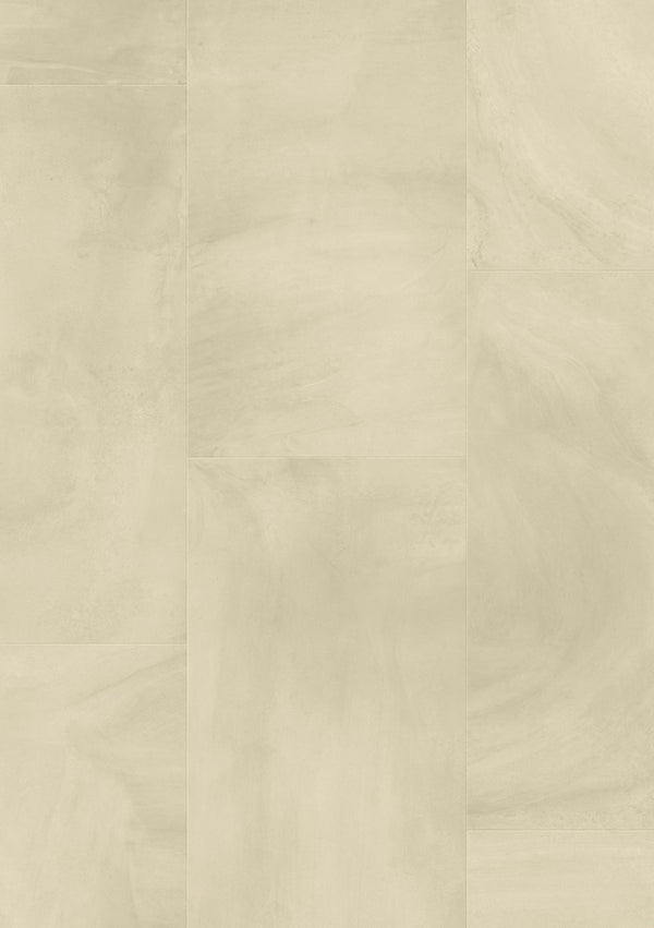 Sol vinyle rigide Pergo Isefjord Pad Pro Cemento Beige 6 mm - vue de dessus de la lame