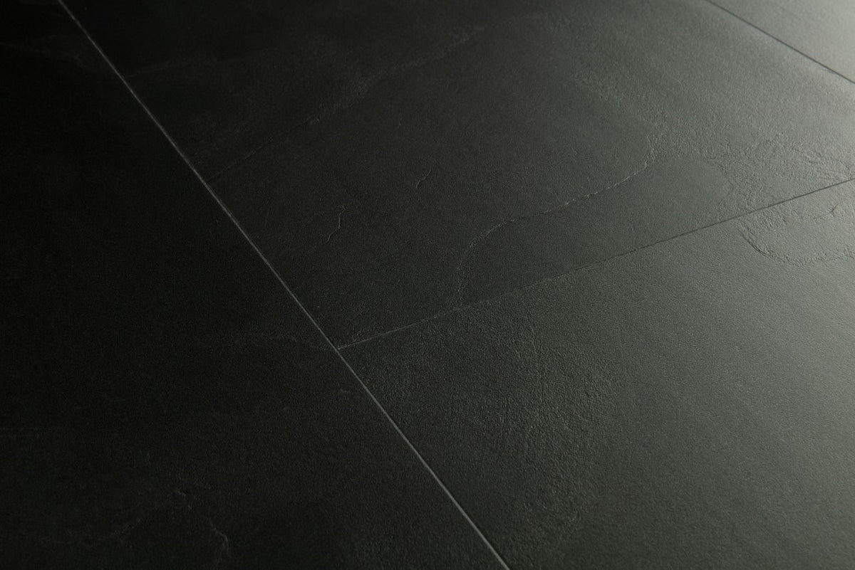 Sol vinyle rigide Pergo Viskan Pad Pro Ardoise Foncée 5 mm — structure