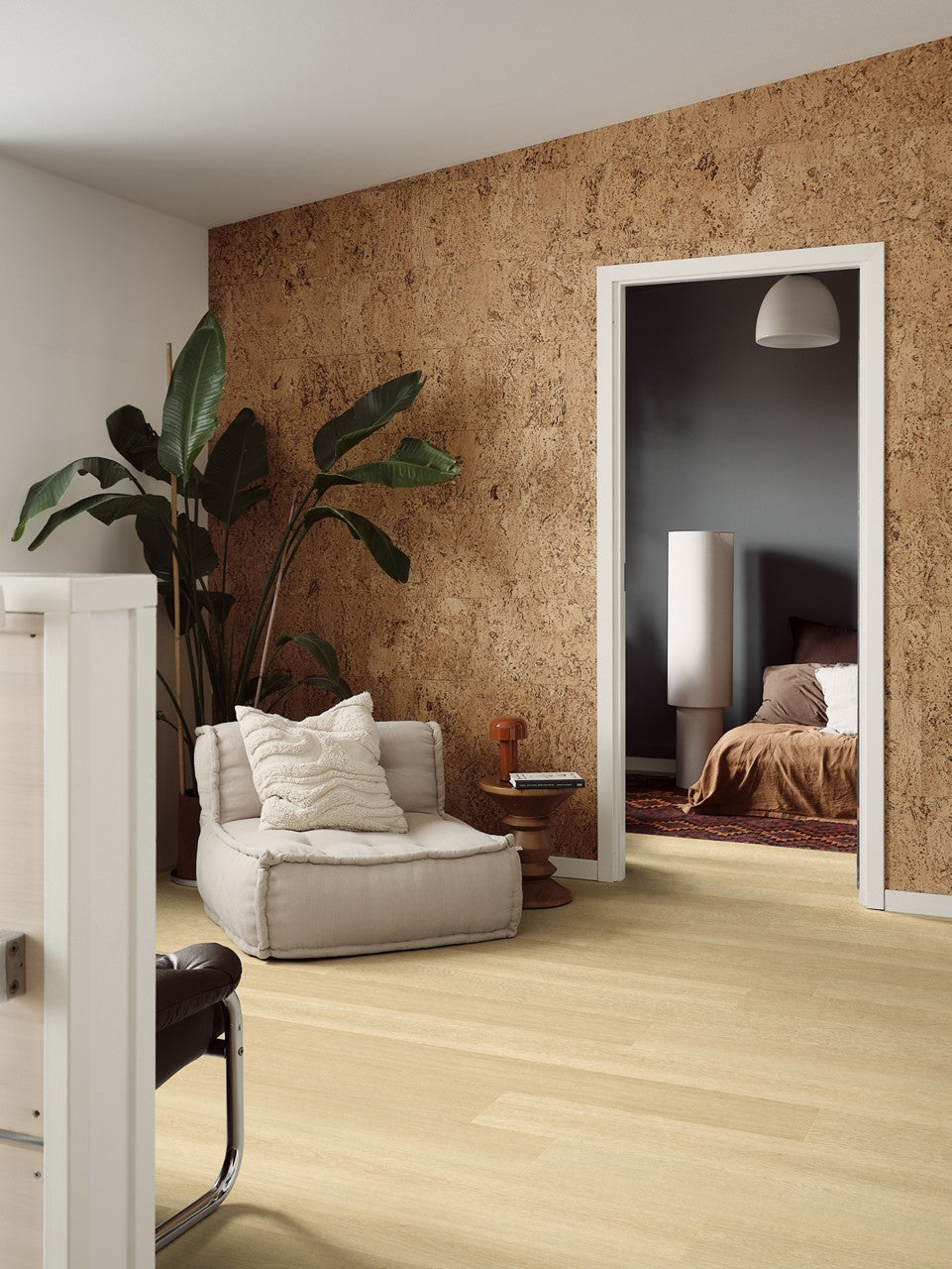 Sol vinyle rigide Pergo Glomma Pad Pro Chêne de Prairie Naturel 6 mm - en situation dans un intérieur