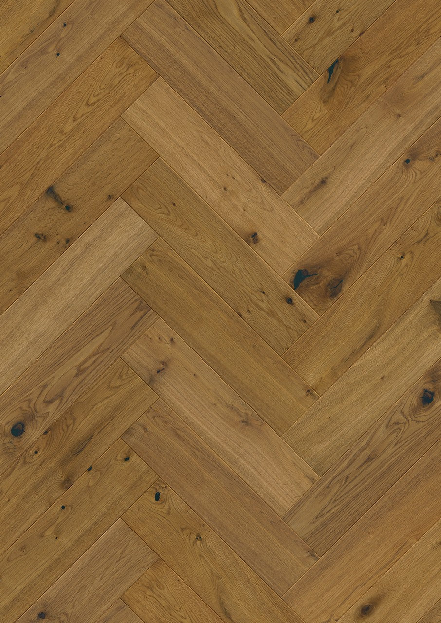 Parquet semi-massif Pergo Saltholm Chêne Foncé 13,5 mm - vue de dessus de la lame (2)