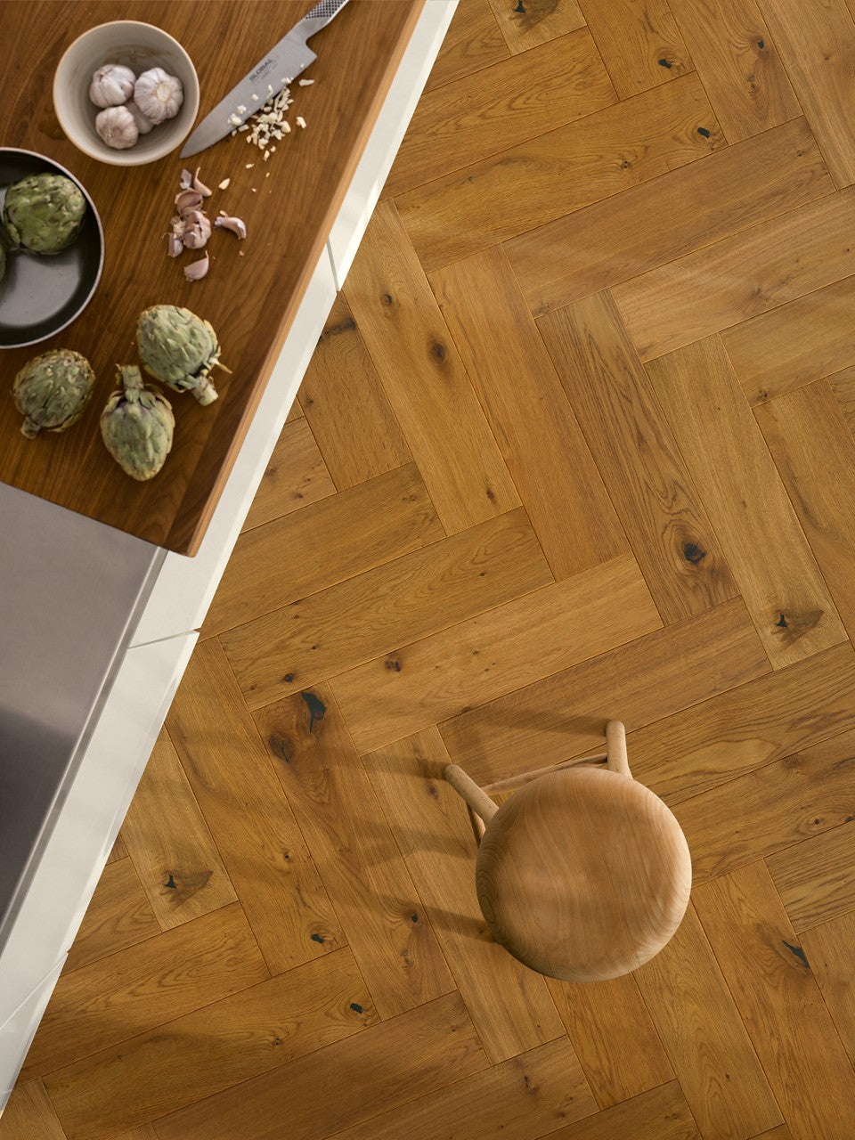 Parquet semi-massif Pergo Saltholm Chêne Foncé 13,5 mm - en situation dans un intérieur
