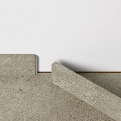Pergo Plinthe et finition murale — Plinthe vinyle assortie Pierre Rugueuse Grise 856 × 12 × 50 mm